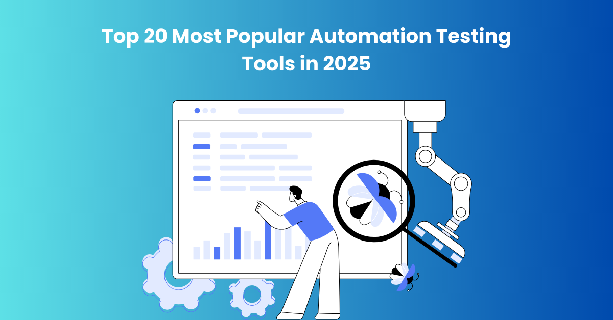 Top 20 suosituinta automaatiotestaustyökalua vuonna 2025